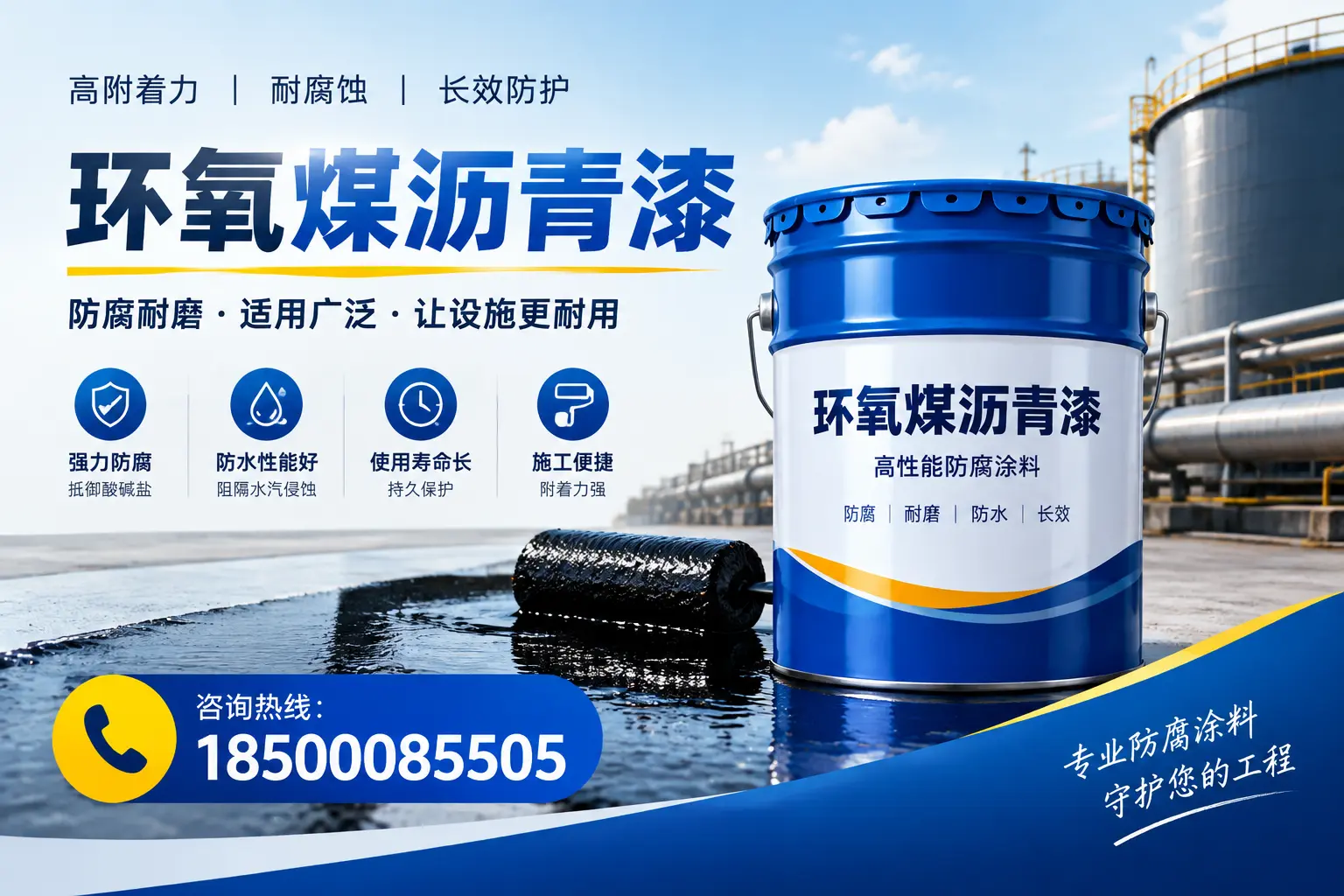 环氧煤沥青漆与其他涂料的对比分析，助力鄂州企业决策
